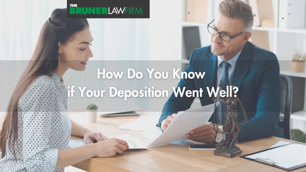 Post-deposition stress? How do you know if your deposition went well, find out now!
