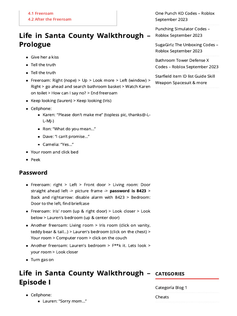 Life in Santa County APK Full Game Walkthrough
