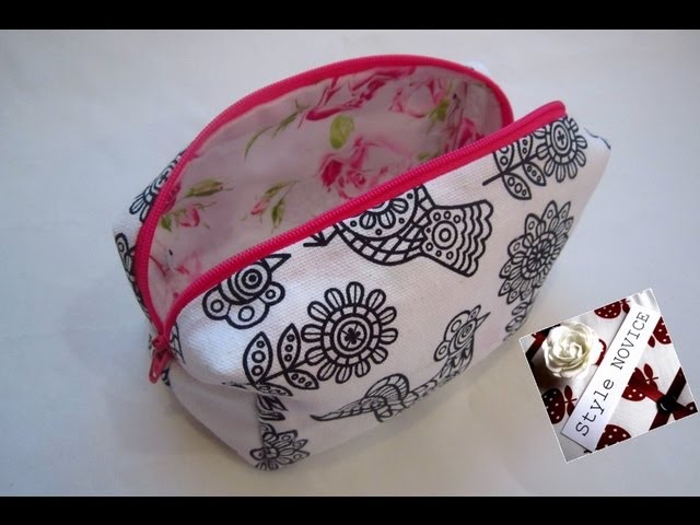 How to Sew a Cosmetic Bag: A Step-by-Step Beginners Guide