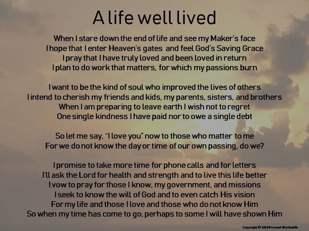 Where to Read a Life Well Lived Poem (The Best Collections and Authors for You)