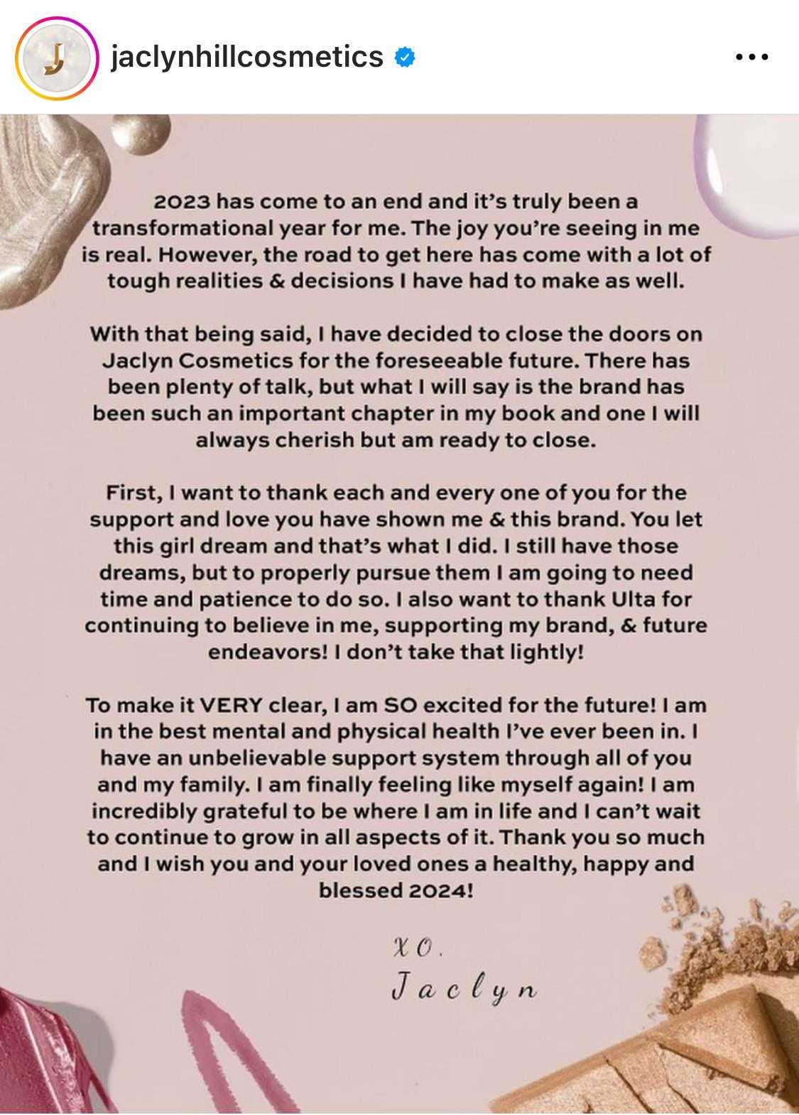 Is Jaclyn Hill Cosmetics Closing Its Doors? What This Means for Fans!