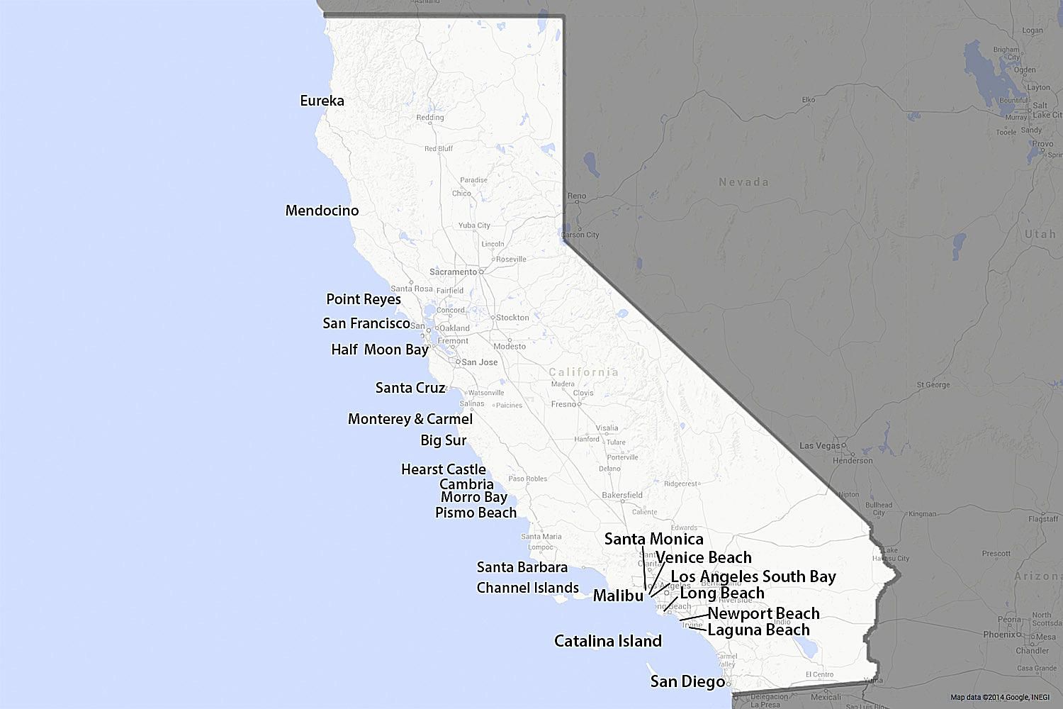 Need a Map of California Beach Cities? Your Ultimate Coastal Guide here!