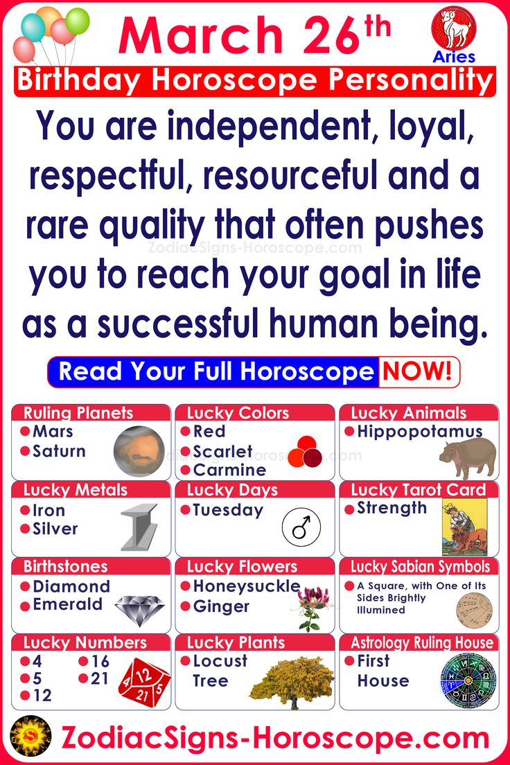 Born on March 26? Your Complete Birthday Horoscope Guide.