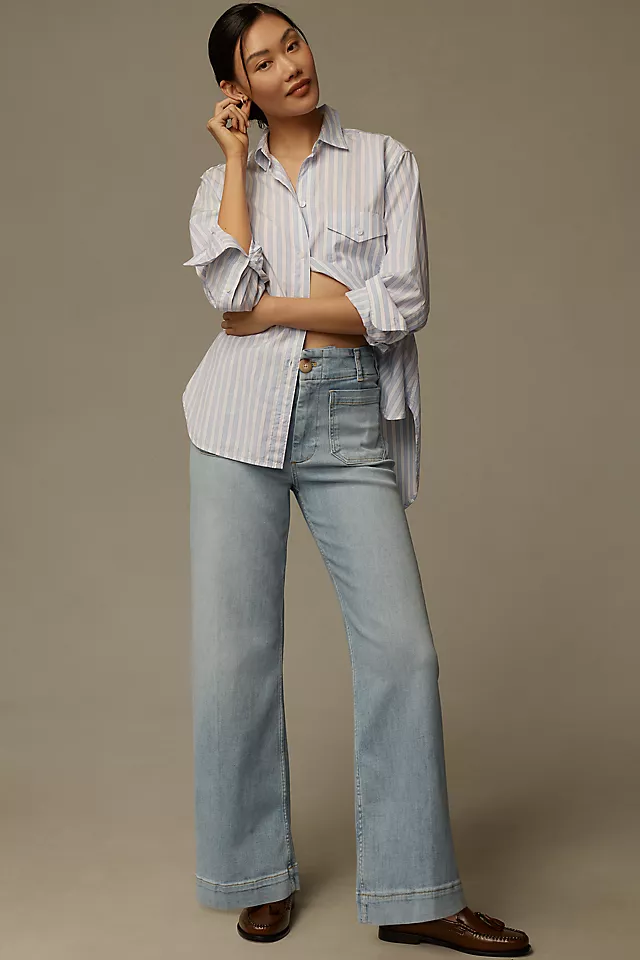 Shop the Look: Where to Buy Maeve The Collette Wide Leg Jeans.