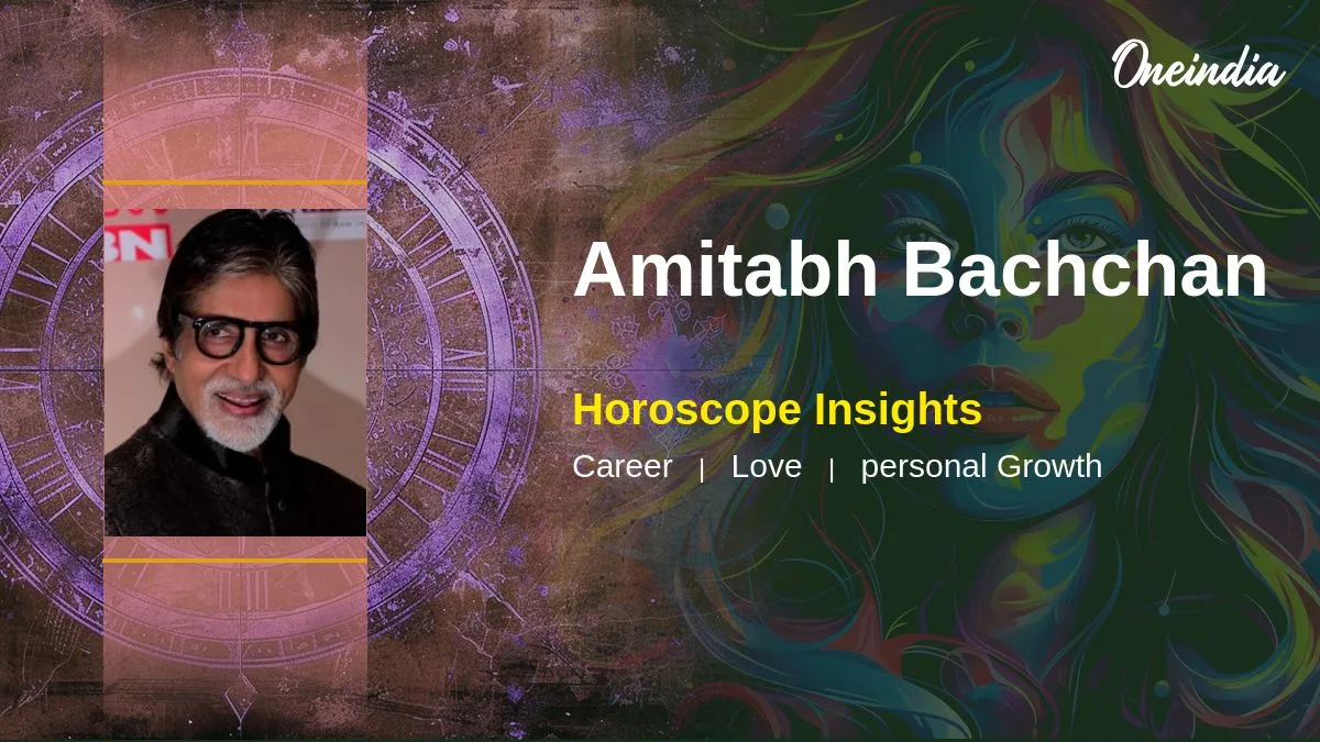 Check Amitabh Bachchan Horoscope: Explore Predictions Now!
